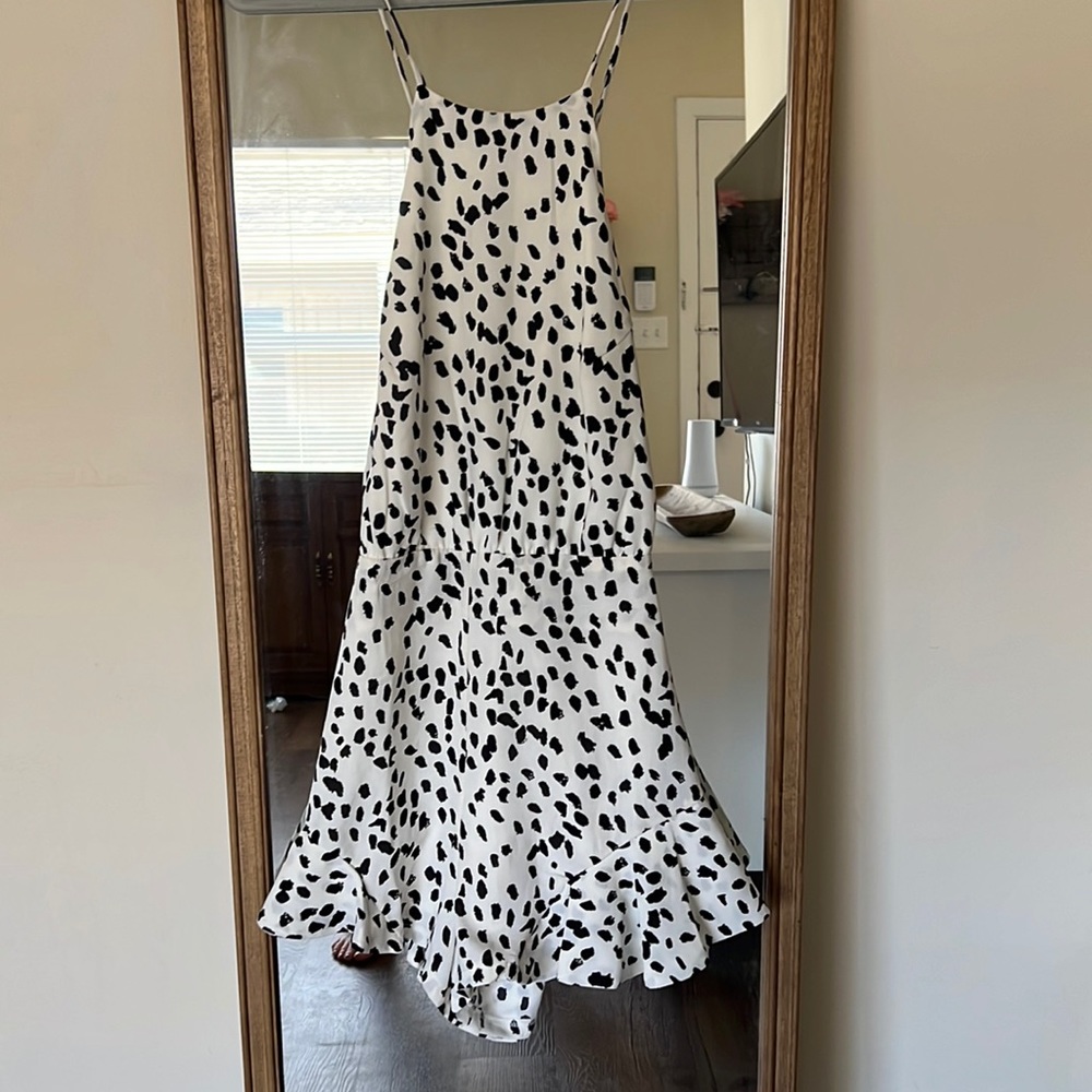 Black and white Romper